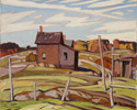 Alfred Joseph Casson (Canadian, 1898 – 1992), <em>Parry Sound</em>, 1930, oil on canvas. Collection of the Art Gallery of Ontario, Gift from the Fund of the T. Eaton Co. Ltd. for Canadian Works of Art, 1952. ©2012 The Art Gallery of Ontario.