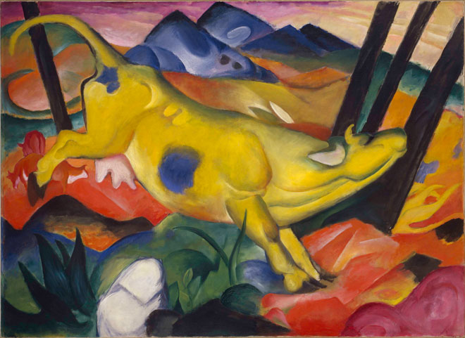 Franz Marc, Yellow Cow (Gelbe Kuh), 1911